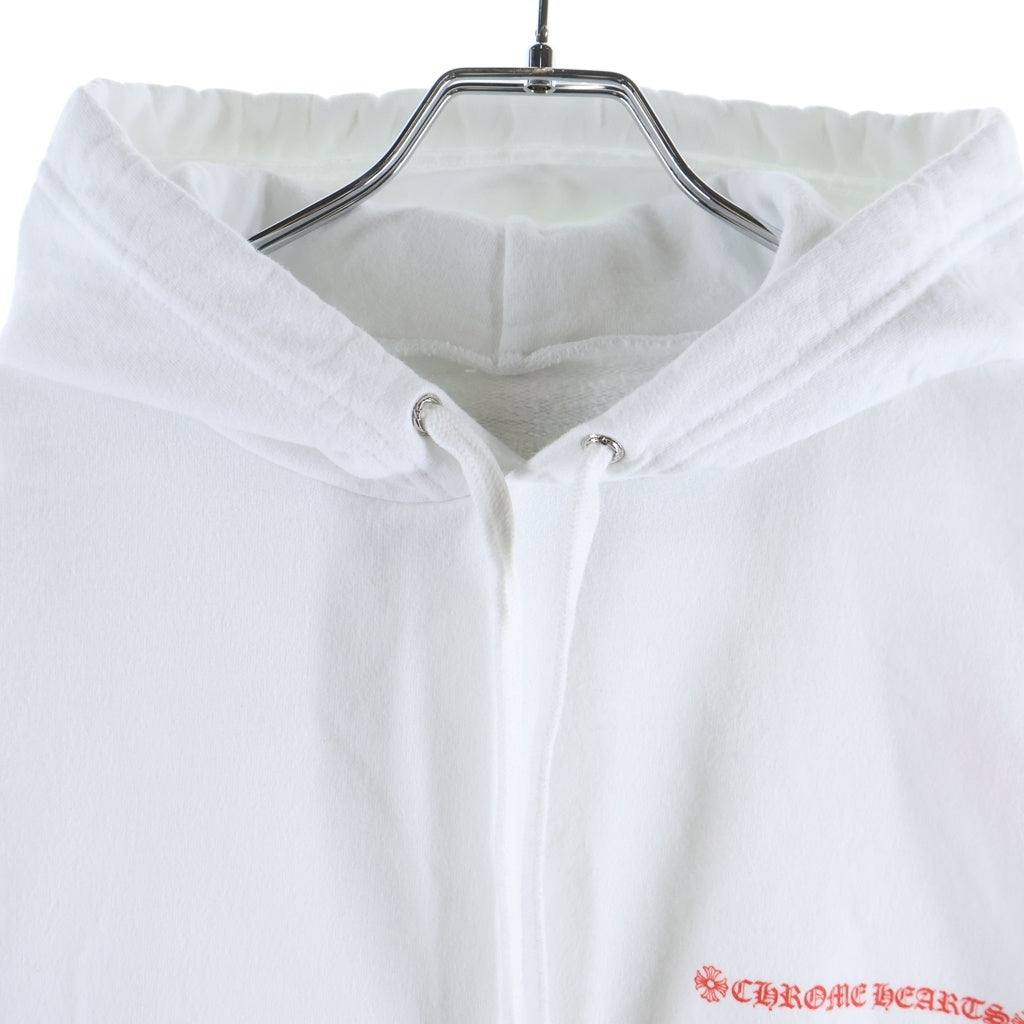 CHROME HEARTS(クロムハーツ) LLS HOODIE プルオーバーフーディ プリントパーカー ホワイト 037-092432