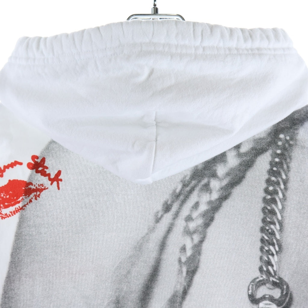 CHROME HEARTS(クロムハーツ) LLS HOODIE プルオーバーフーディ プリントパーカー ホワイト 037-092432