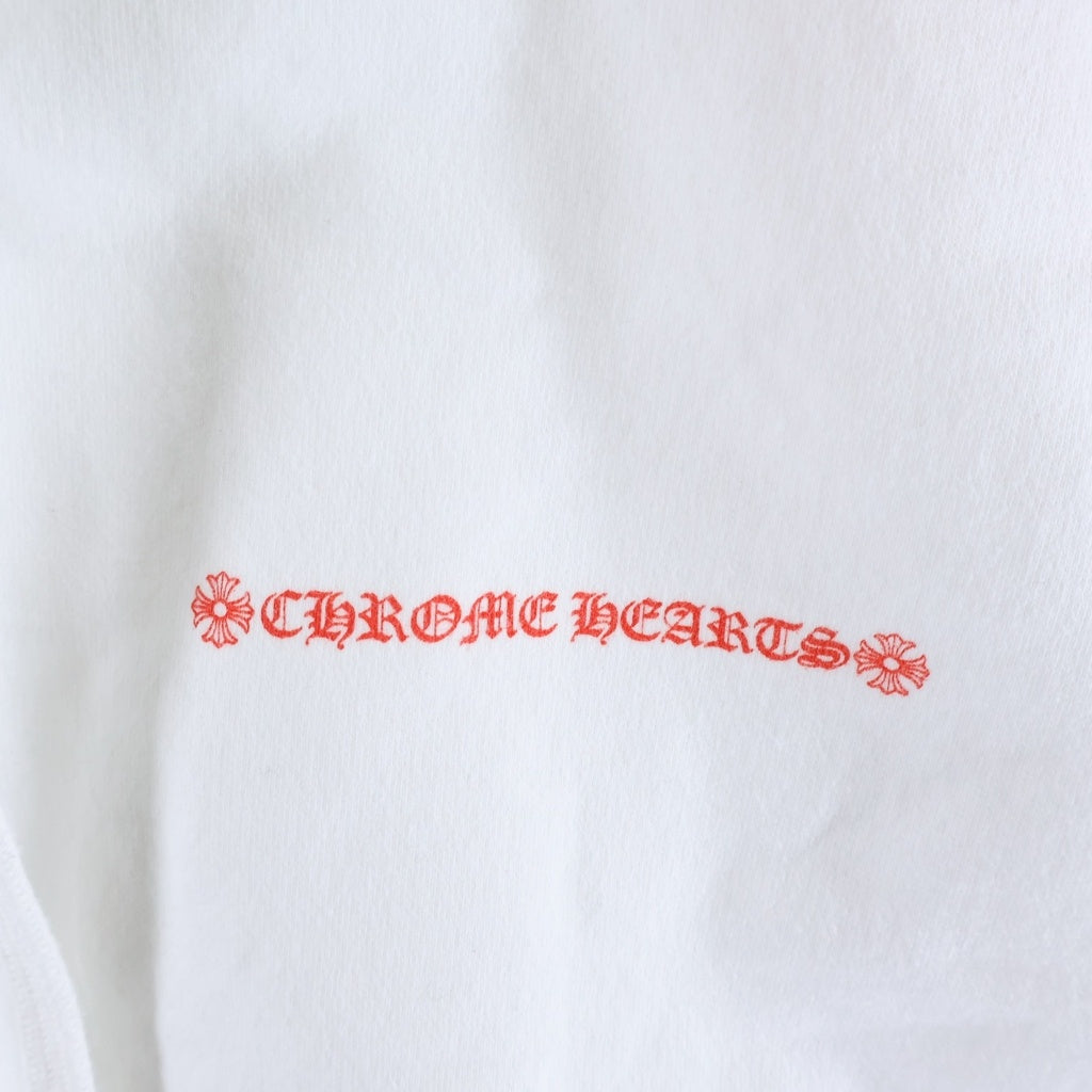 CHROME HEARTS(クロムハーツ) LLS HOODIE プルオーバーフーディ プリントパーカー ホワイト 037-092432