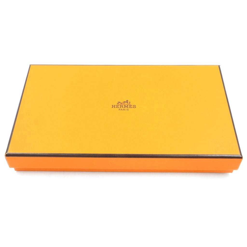 HERMES(エルメス) ドゴン ロング エバーカラー シルバー金具 二つ折り長財布 C刻印 ローズアザレ レディース