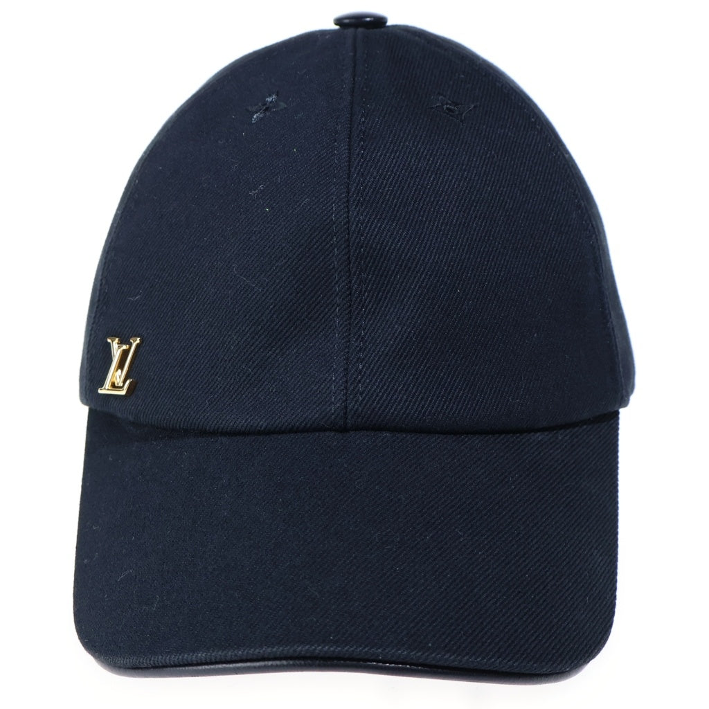 LOUIS VUITTON(ルイヴィトン) LVアイコニック ベースボールキャップ 帽子 コットン ロゴ ブラック M7050L