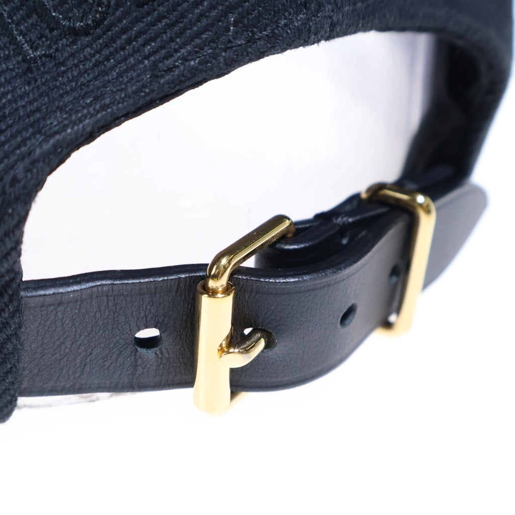 LOUIS VUITTON(ルイヴィトン) LVアイコニック ベースボールキャップ 帽子 コットン ロゴ ブラック M7050L