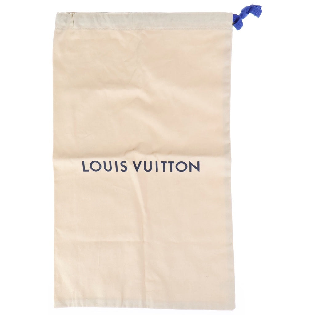 LOUIS VUITTON(ルイヴィトン) モノグラム ミラボー・ライン アンプラント レザーサンダル シューズ ファー ブラック FD0199