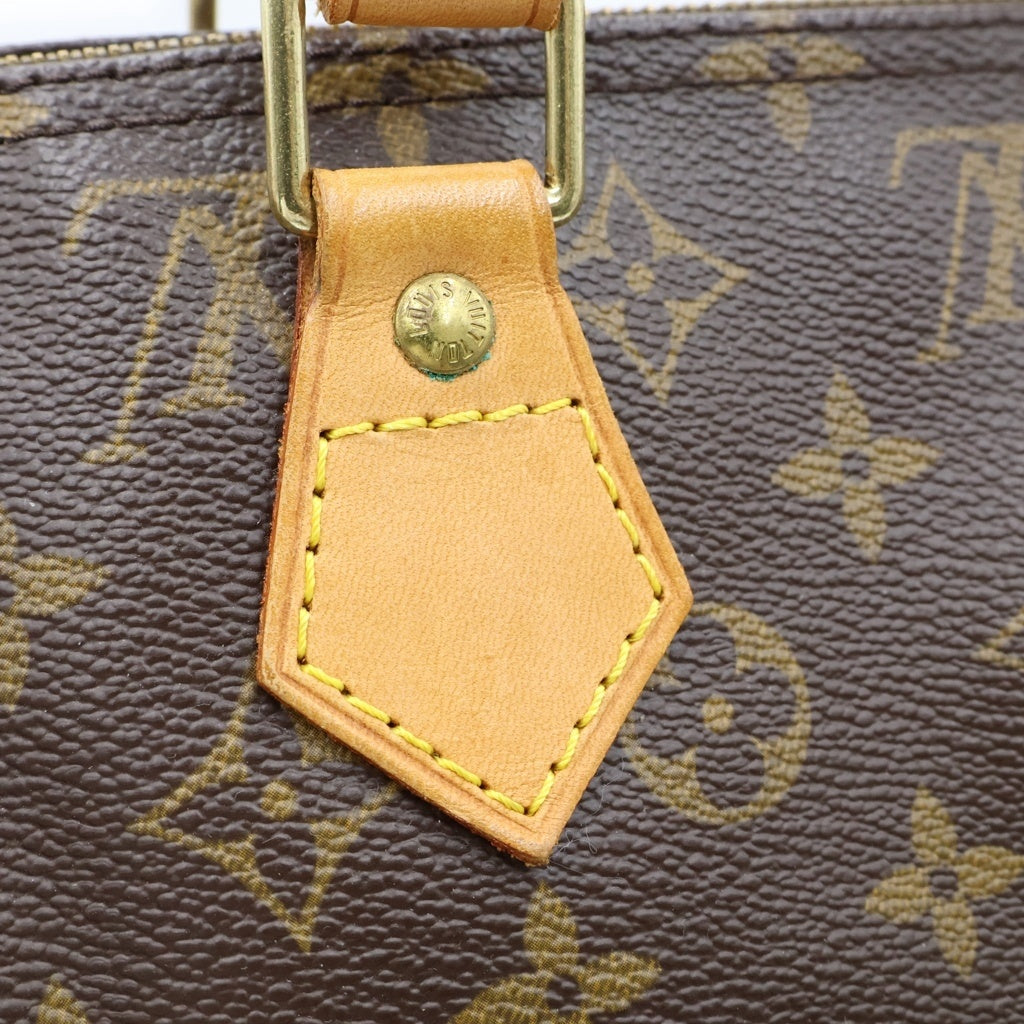 LOUIS VUITTON(ルイヴィトン) モノグラム スピーディ40 ハンドバッグ ボストンバッグ ブラウン レザー×PVC M41522 ゴールド金具 レディース