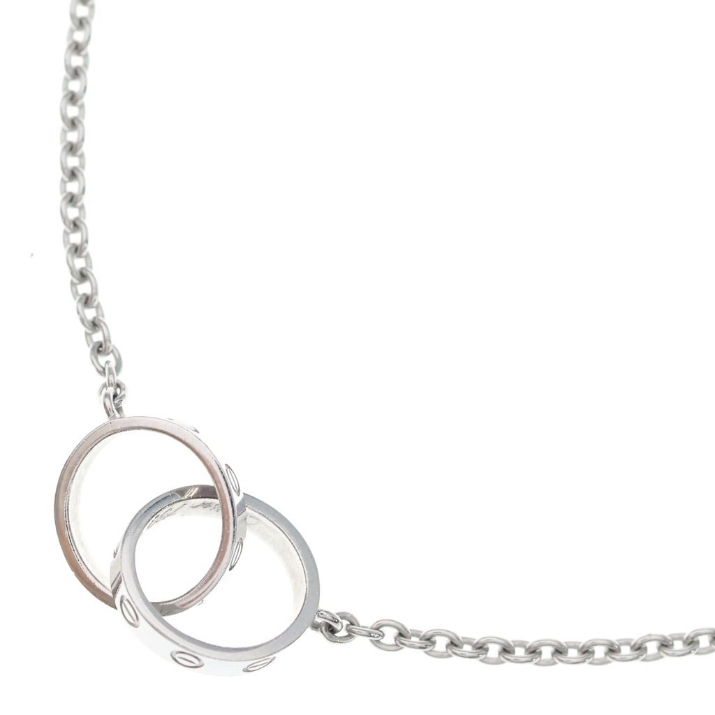Cartier(カルティエ) ベビーラブ ネックレス ペンダント チェーン ホワイトゴールド 750WG レディース