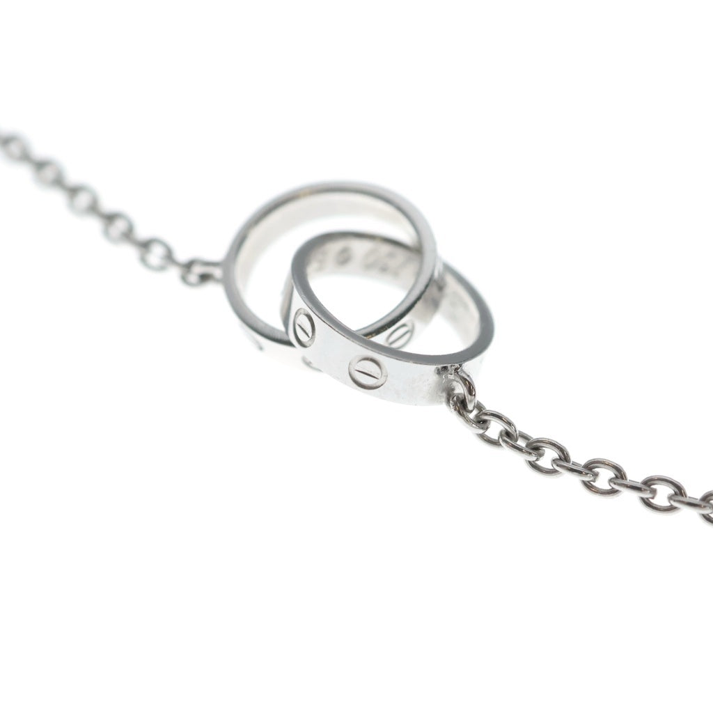 Cartier(カルティエ) ベビーラブ ネックレス ペンダント チェーン ホワイトゴールド 750WG レディース