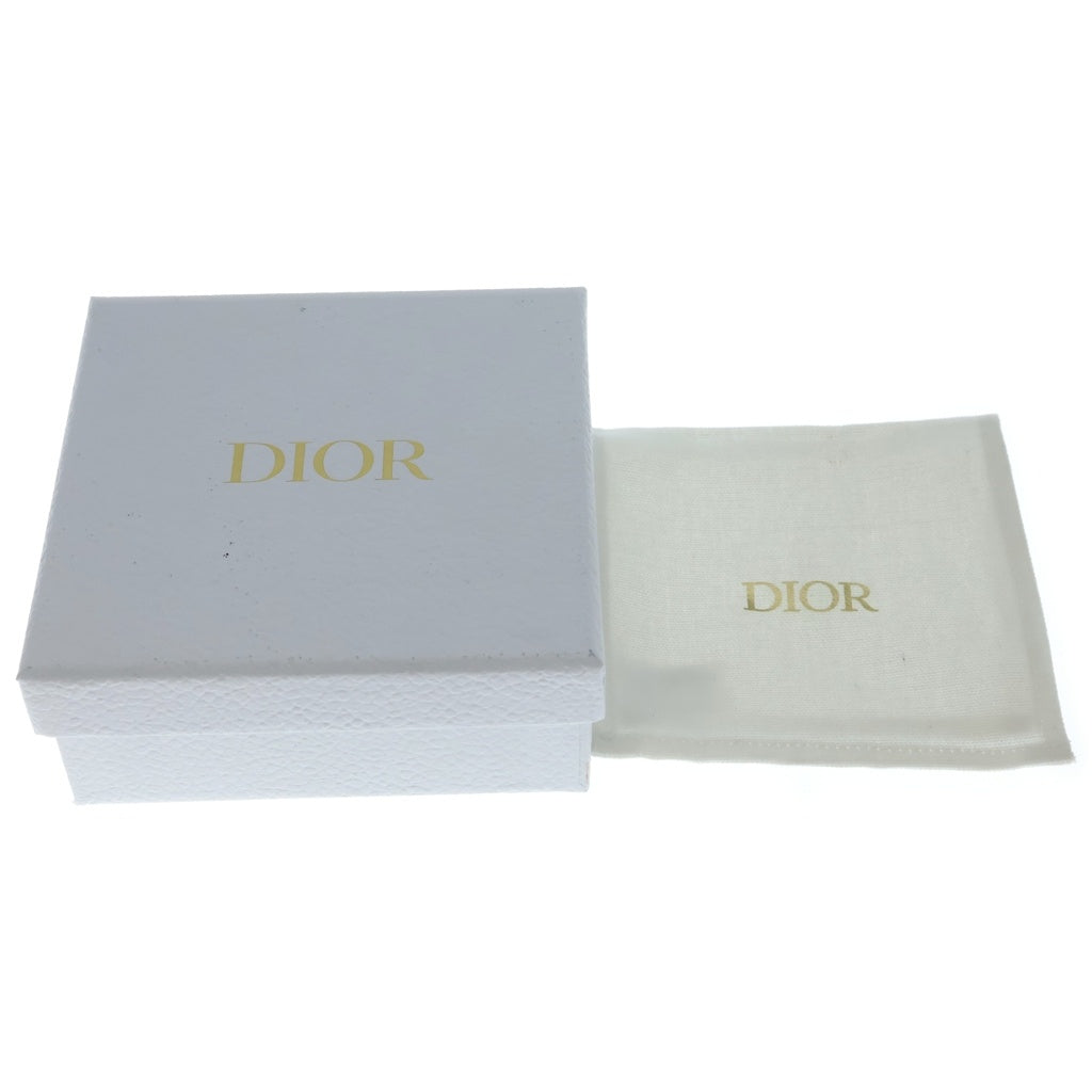 Christian Dior(クリスチャンディオール) ロゴ ブレスレット ラインストーン パール ゴールド GP レディース