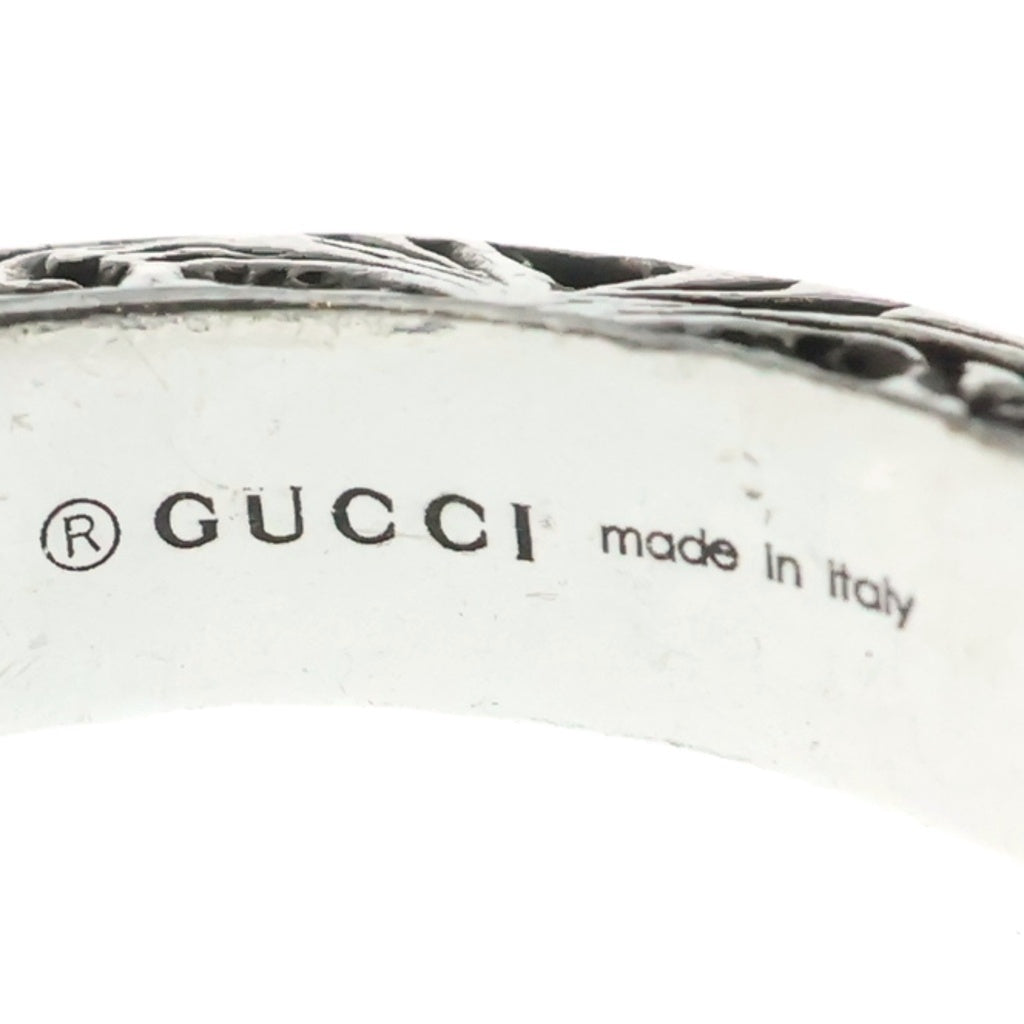GUCCI(グッチ) アラベスク ダブルG シグネチャーリング シルバー SV925 #11