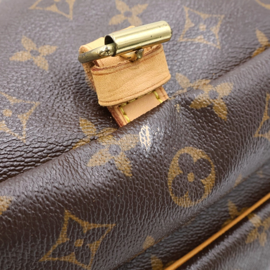 LOUIS VUITTON(ルイヴィトン) モノグラム ソミュール30 ショルダーバッグ ブラウン PVC×レザー M42256 レディース