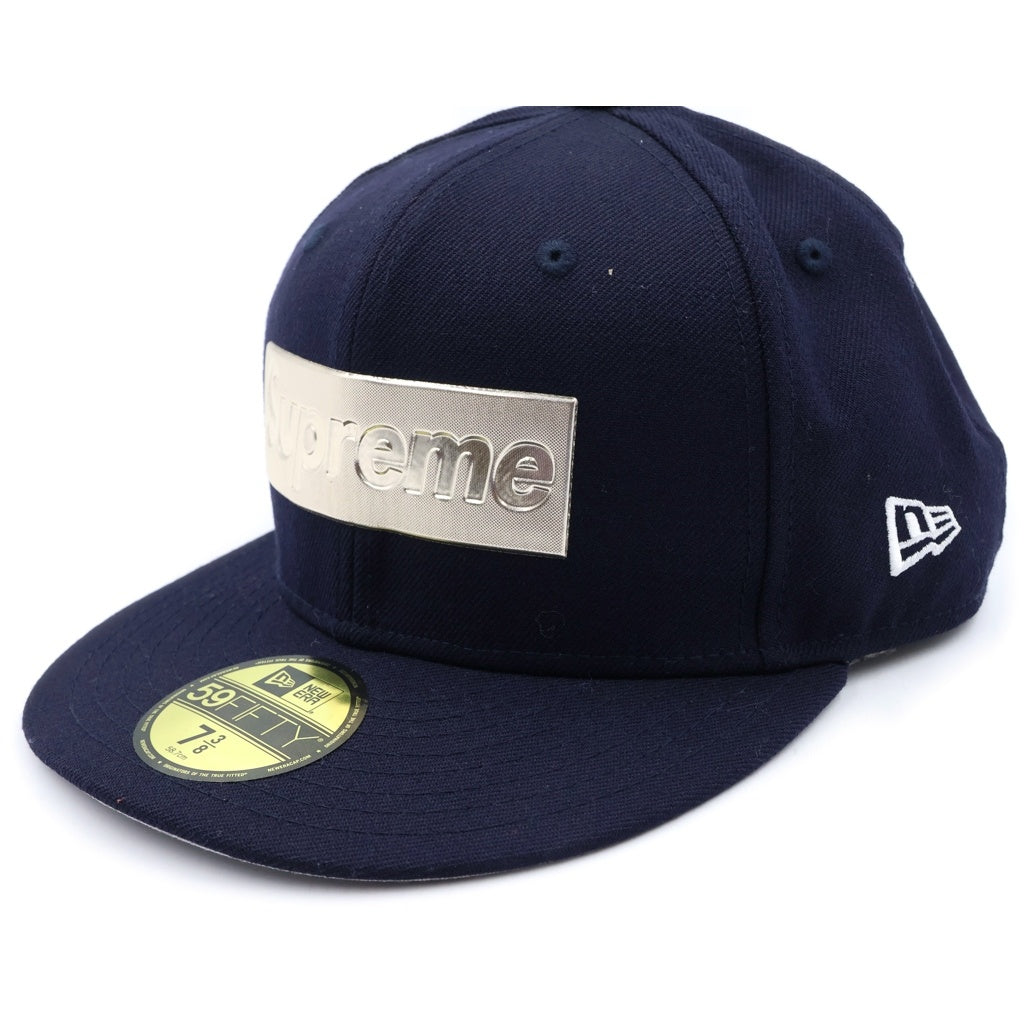 NEW ERA(ニューエラ) NEW ERA×Supreme キャップ 59 FIFTY ネイビー ウール