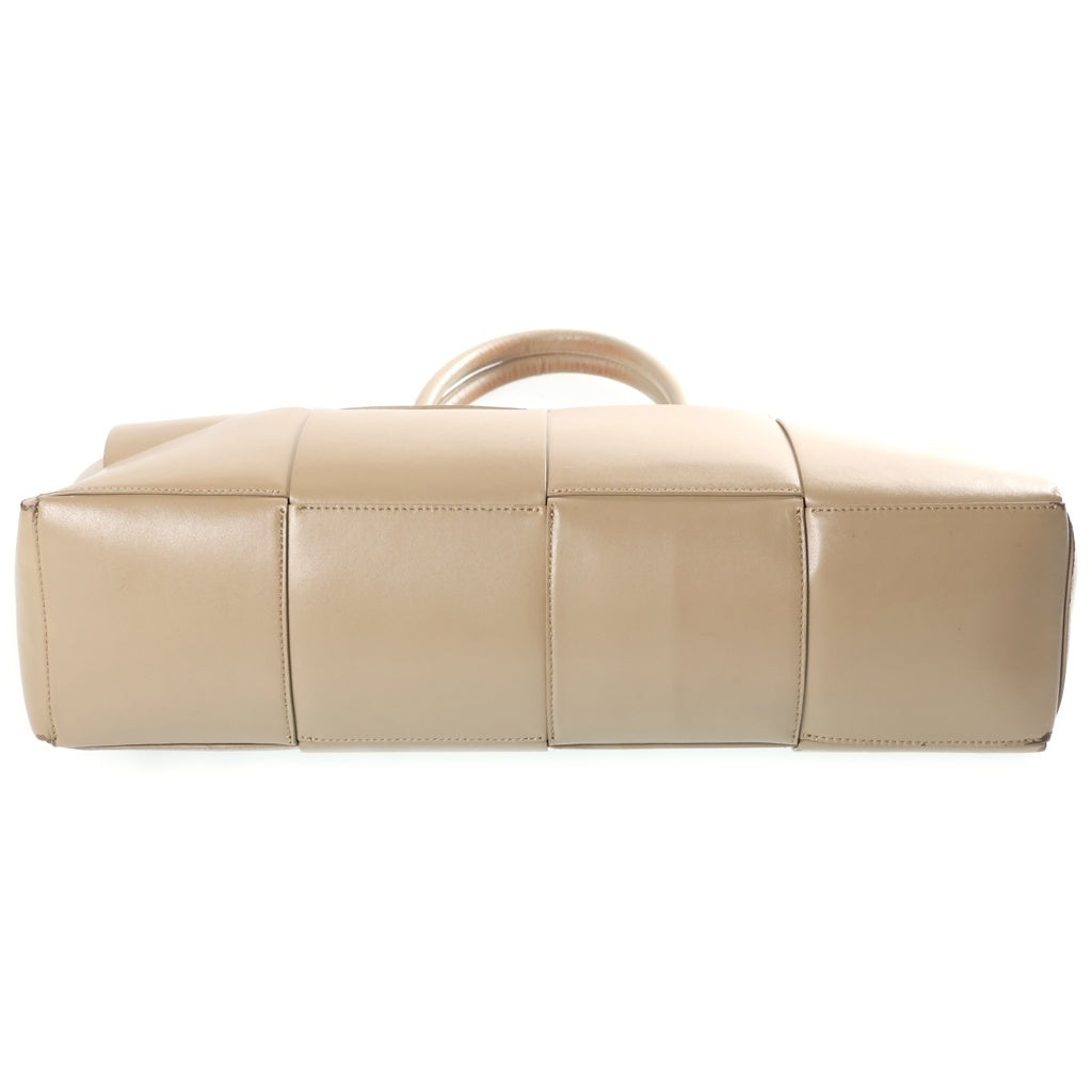 BOTTEGA VENETA(ボッテガヴェネタ) アルコトート ラージ トートバッグ ハンドバッグ グレージュ レザー 608608 レディース