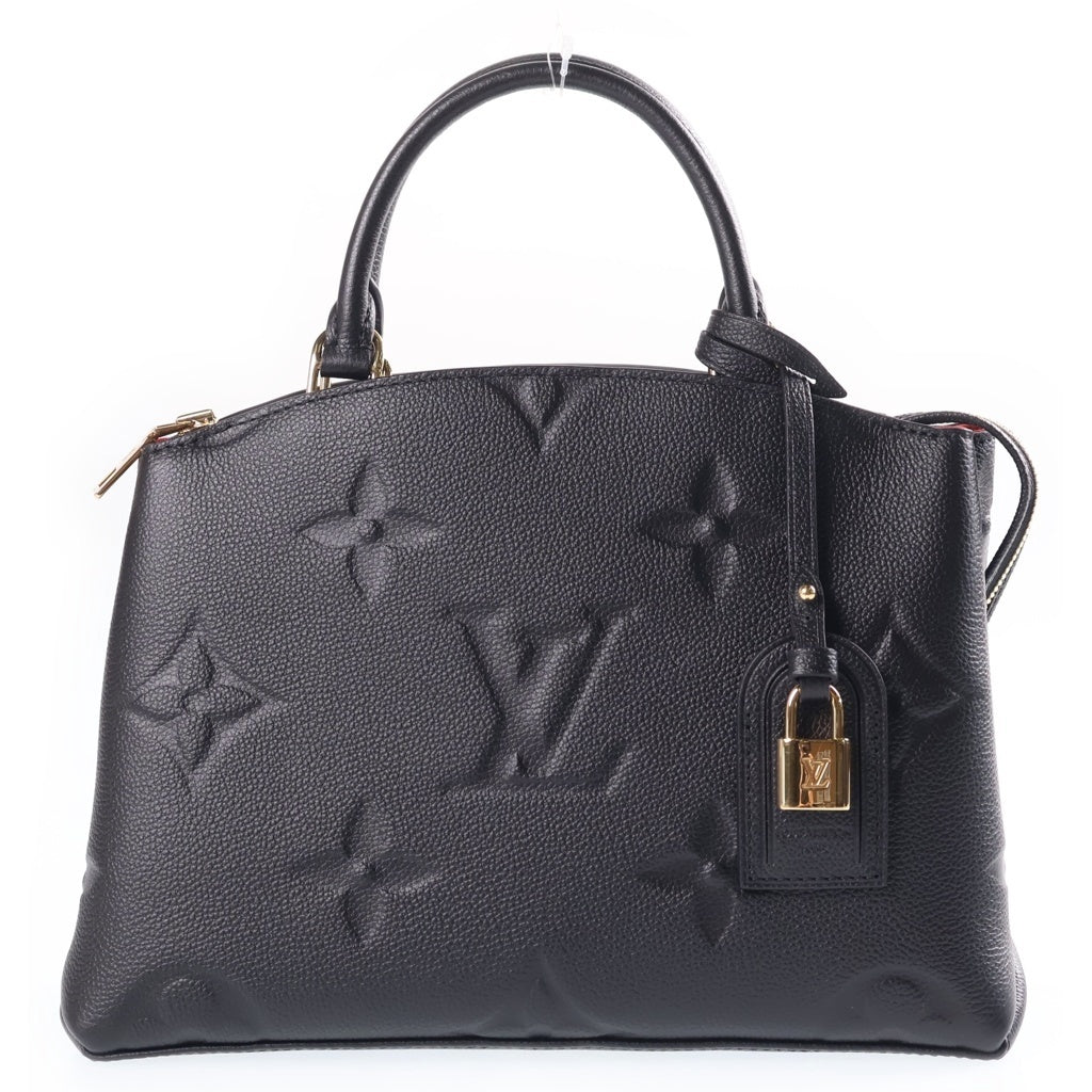 LOUIS VUITTON(ルイヴィトン) モノグラム アンプラント プティパレPM レザー 2WAY ハンドバッグ ショルダーバッグ ICタイプ ノワール ブラック M58916 レディース