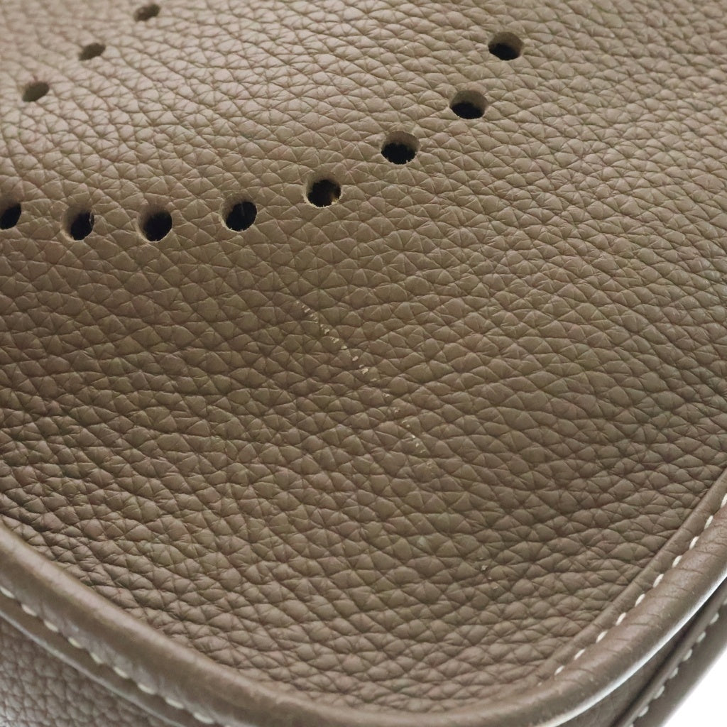 HERMES(エルメス) エブリンGM トリヨンクレマンス ショルダーバッグ グレージュ レザー エトゥープ D刻印 ゴールド金具 レディース