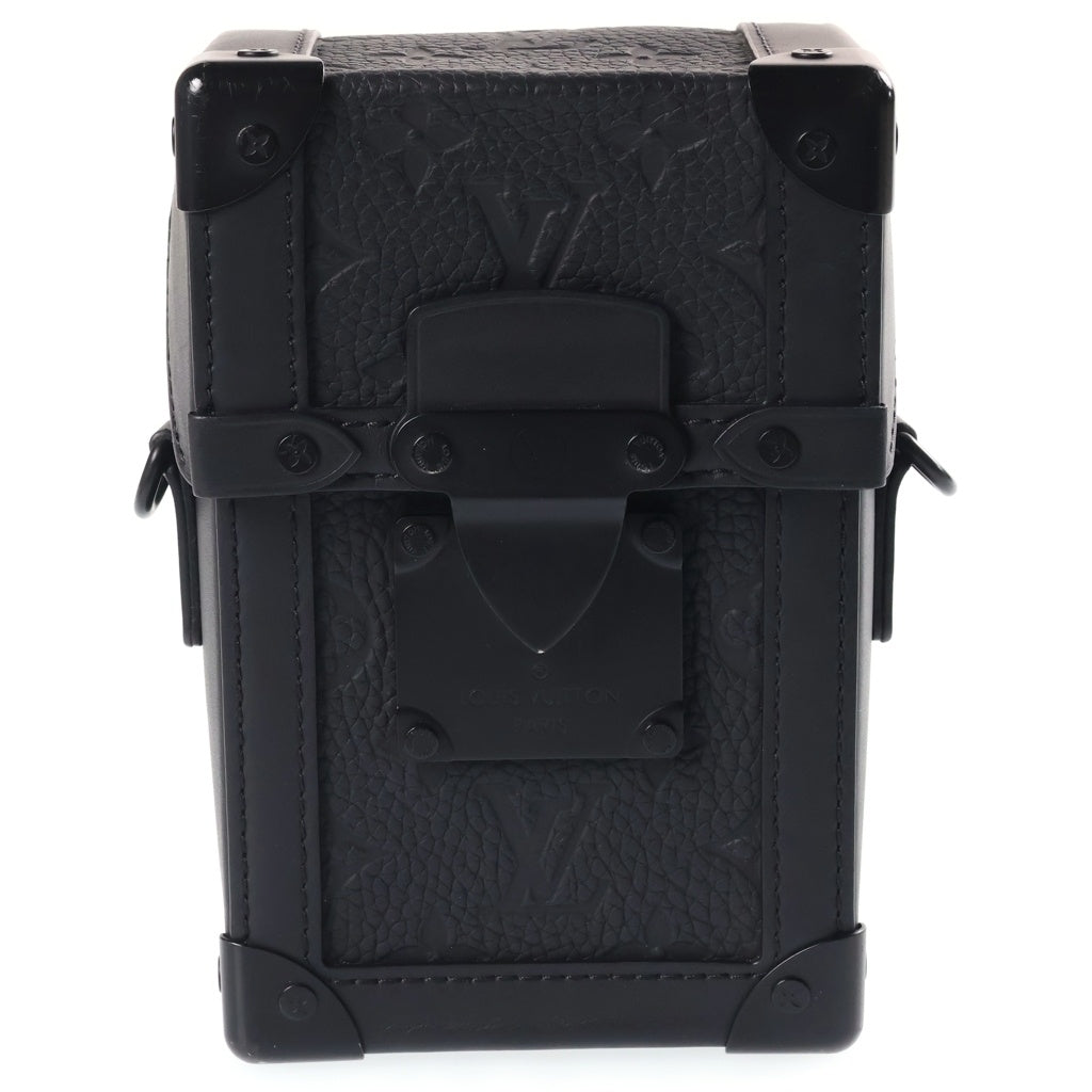 LOUIS VUITTON(ルイヴィトン) ヴェルティカルトランク ウェアラブルウォレット モノグラム ショルダーバッグ レザー ブラック M82070 RFID レディース