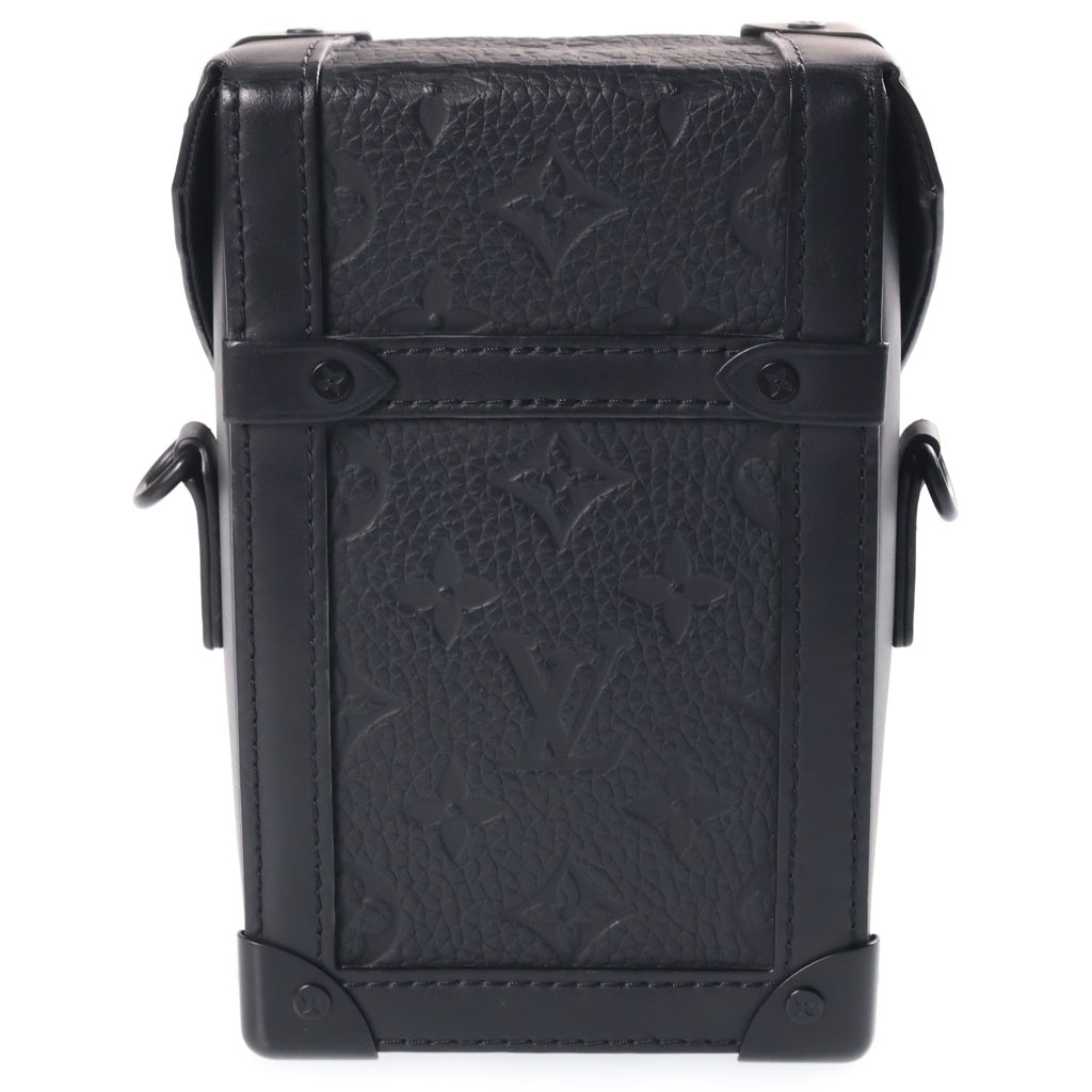 LOUIS VUITTON(ルイヴィトン) ヴェルティカルトランク ウェアラブルウォレット モノグラム ショルダーバッグ レザー ブラック M82070 RFID レディース