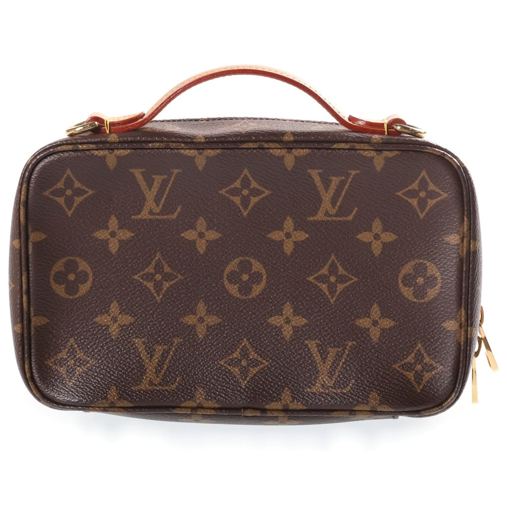 LOUIS VUITTON(ルイヴィトン) モノグラム ユーティリティ クロスボディ ショルダーバッグ PVC レザー ブラウン M80446 RFID レディース