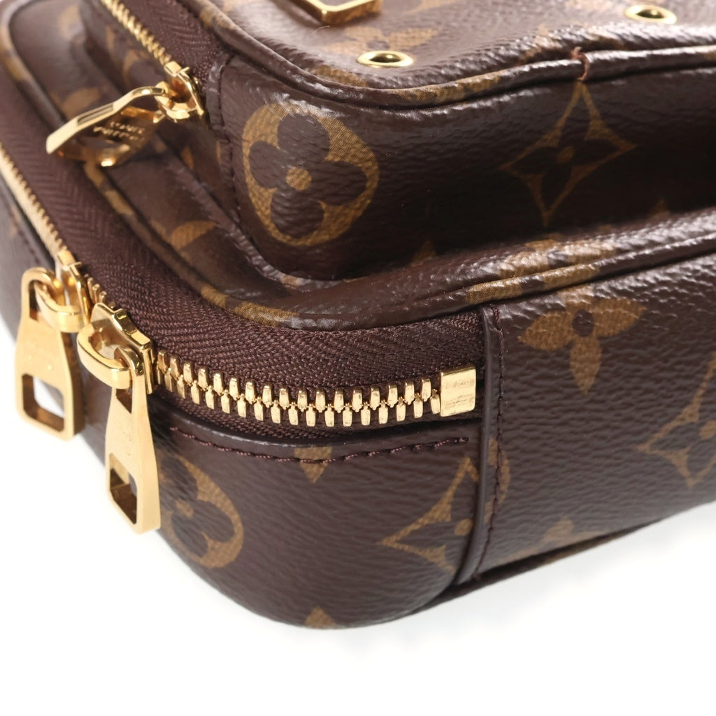 LOUIS VUITTON(ルイヴィトン) モノグラム ユーティリティ クロスボディ ショルダーバッグ PVC レザー ブラウン M80446 RFID レディース