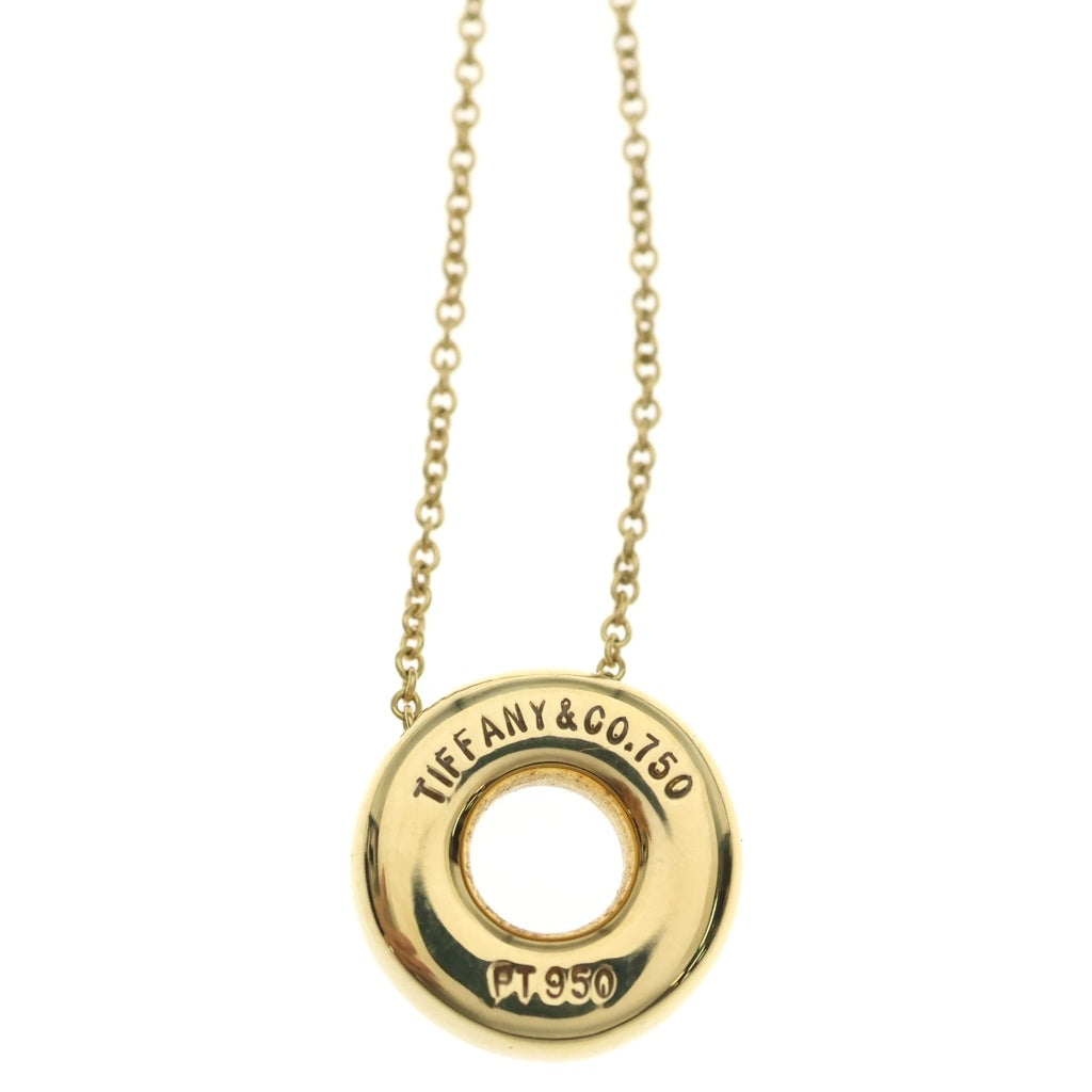 TIFFANY & Co.(ティファニー) ドッツ サークル 6PD ネックレス Au750 K18 YG イエローゴールド レディース