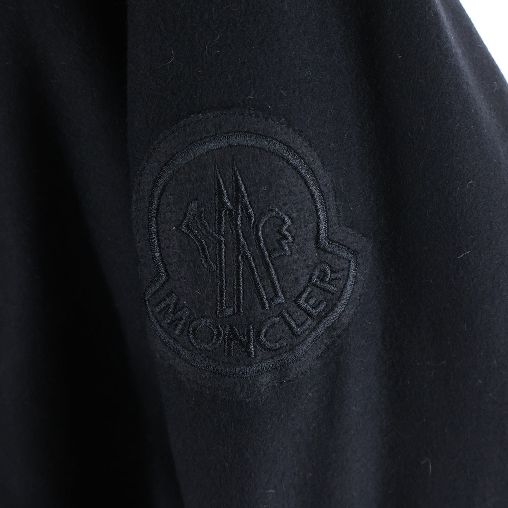 MONCLER(モンクレール) GENIUS ICAR ジーニアス ダウンジャケット ブルゾン ワッペン付き ウール ブラック D20914035205 57644