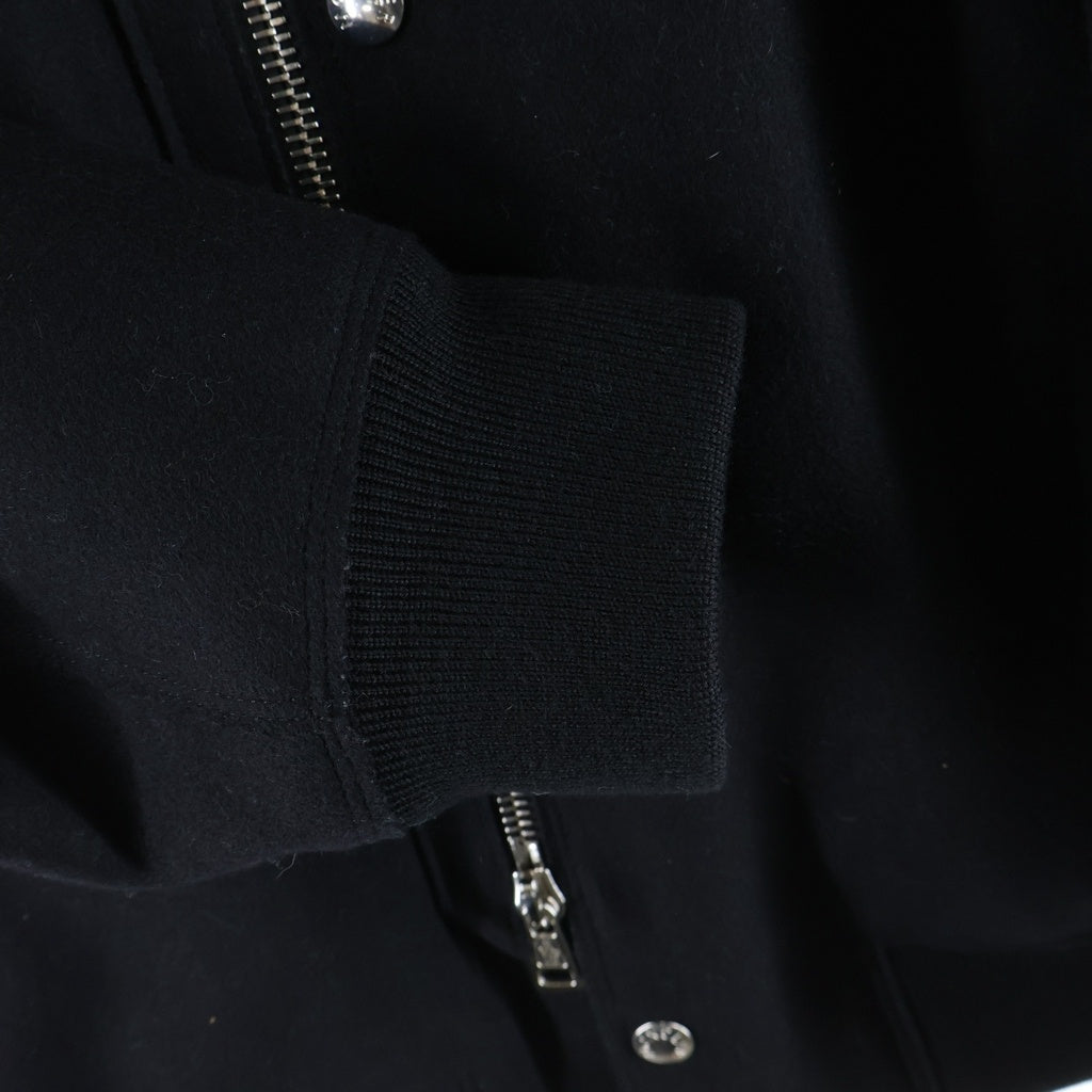MONCLER(モンクレール) GENIUS ICAR ジーニアス ダウンジャケット ブルゾン ワッペン付き ウール ブラック D20914035205 57644