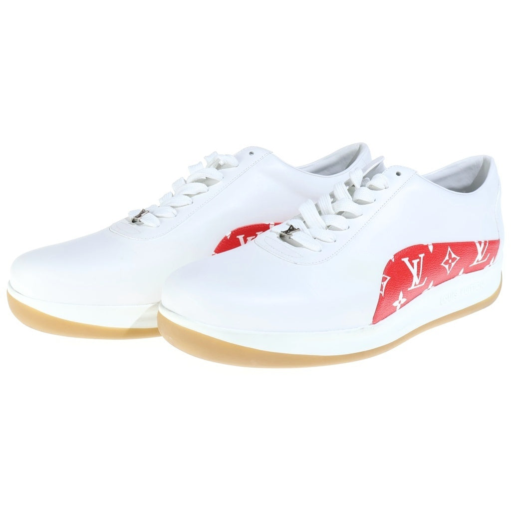 SUPREME(シュプリーム) 17AW×LOUIS VUITTON ランアウェイ ローカット スニーカー ホワイト×レッド 1E3EQ5