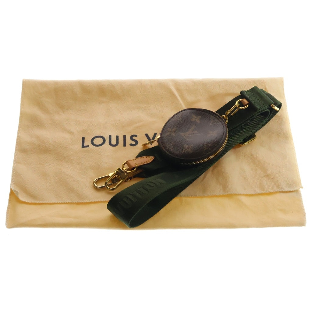 LOUIS VUITTON(ルイヴィトン) モノグラム ミュルティ・ポシェットアクセソワール ショルダーバッグ ブラウン レザー×PVC M44813 ゴールド金具 レディース