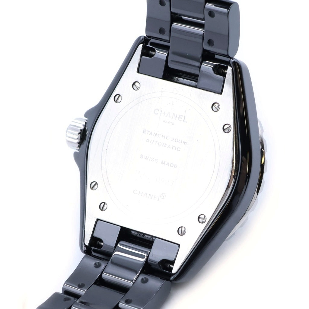 CHANEL(シャネル) J12 黒文字盤 セラミック 自動巻き CE×SS/AT H0685 腕時計