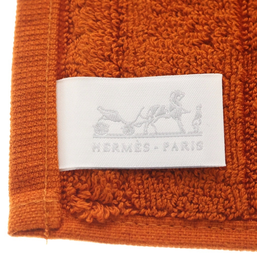 HERMES(エルメス) ハンドタオル コットン オレンジ レディース