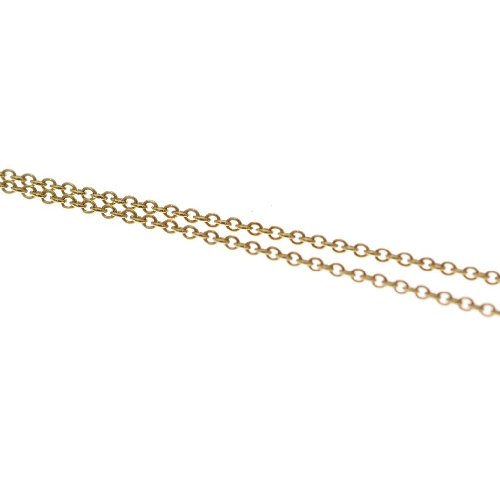 TIFFANY & Co.(ティファニー) インターロッキング サークル ネックレス ペンダント チェーン イエローゴールド 750YG レディース