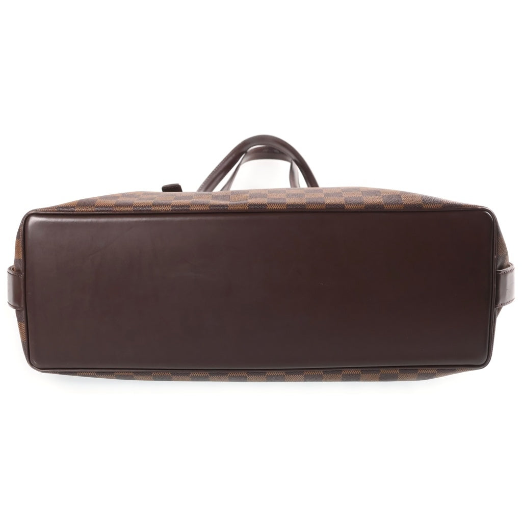 LOUIS VUITTON(ルイヴィトン) ダミエ チェルシー ハンドバッグ ボストンバッグ ブラウン レザー×PVC N51119 ゴールド金具 レディース