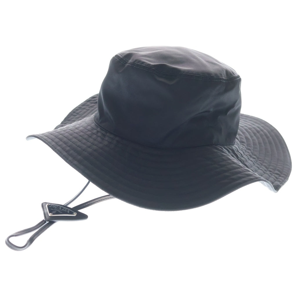 PRADA(プラダ) ReNylon リナイロン バケットハット ブラック#M 2HC250 レディース