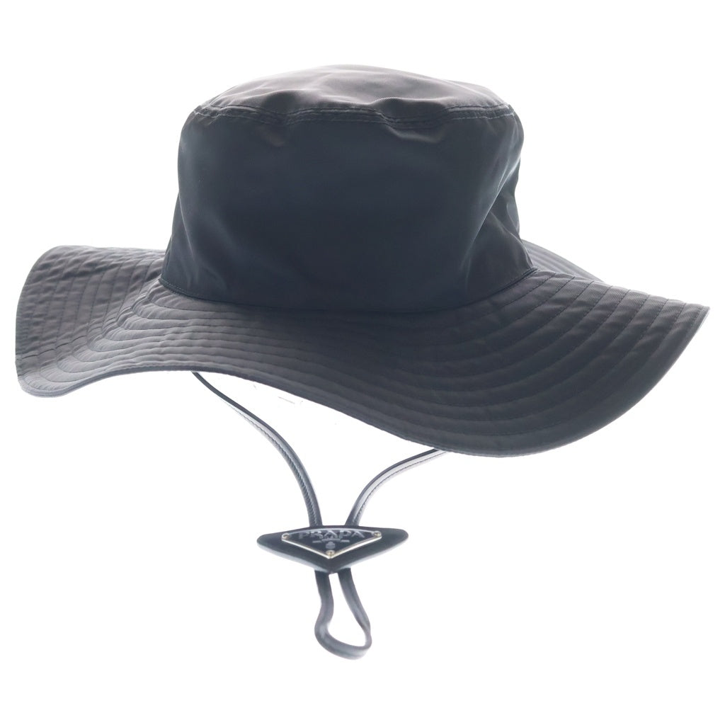 PRADA(プラダ) ReNylon リナイロン バケットハット ブラック#M 2HC250 レディース