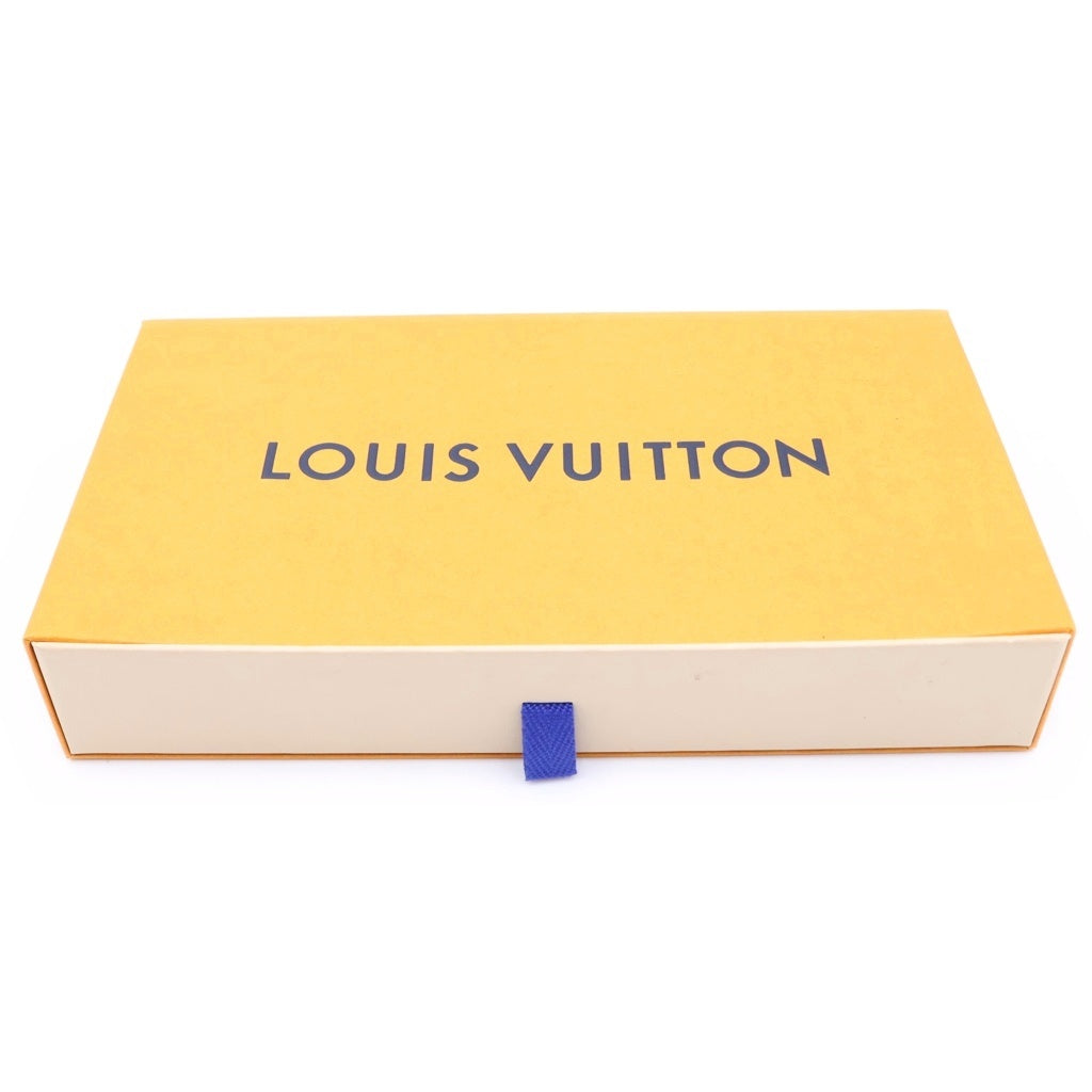 LOUIS VUITTON(ルイヴィトン) 草間彌生 モノグラム・パンプキンドット ジッピーウォレット ロングウォレット ブラウン×ブルー レザー×PVC M60448 ゴールド金具 レディース