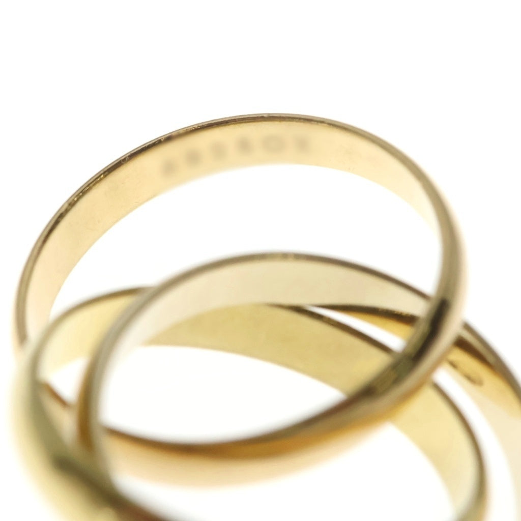 Cartier(カルティエ) トリニティリング イエローゴールド×ホワイトゴールド×ピンクゴールド 750YG/PG/WG #55 レディース