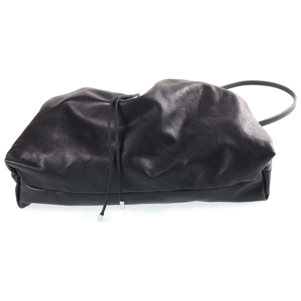 Maison Margiela(メゾンマルジェラ) ショルダーバック 2way 巾着 レザー ブラック S56WD0009 レディース