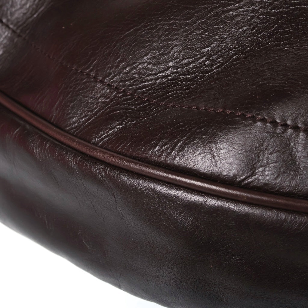 BALLY(バリー) レザー ワンショルダー バッグ ブラウン ゴールド金具