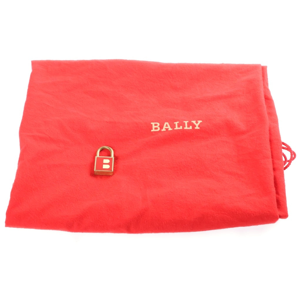 BALLY(バリー) レザー ワンショルダー バッグ ブラウン ゴールド金具