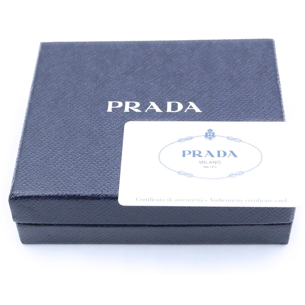 PRADA(プラダ) サフィアーノ 二つ折り財布 ウォレット ゴールド レザー 1MV204 レディース