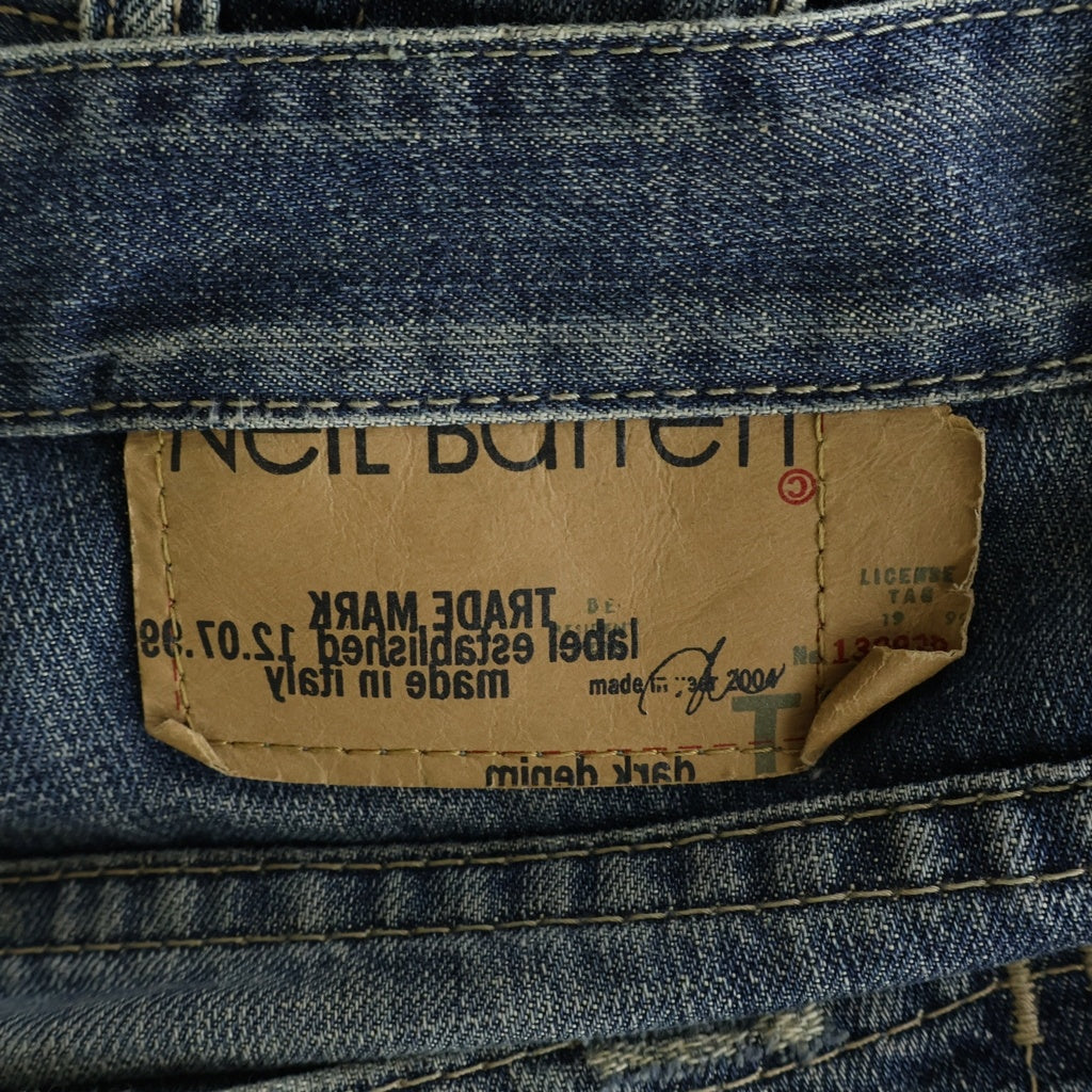 Neil Barrett(ニール バレット) ストレート デニム パンツ インディゴ ヴィンテージ