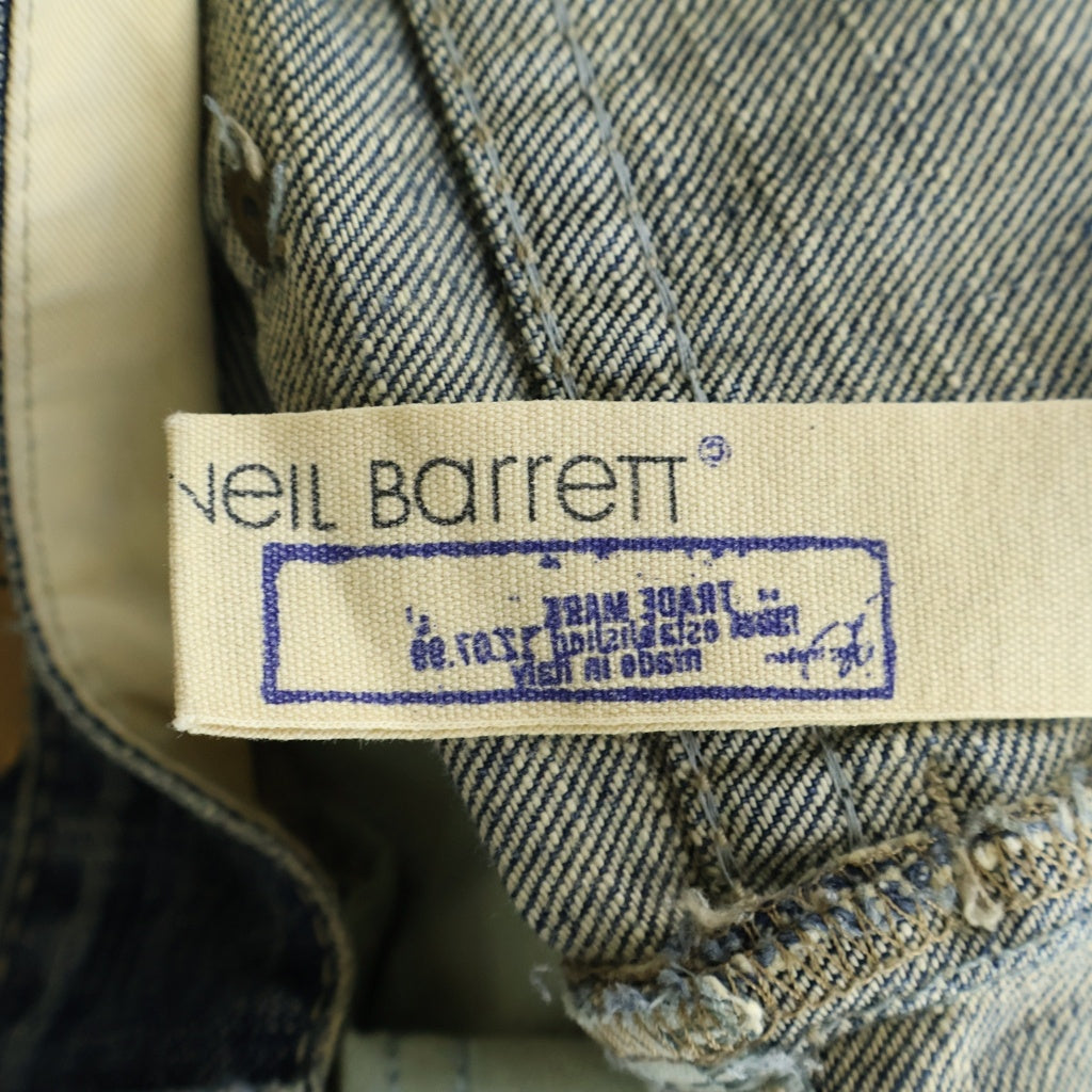 Neil Barrett(ニール バレット) ストレート デニム パンツ インディゴ ヴィンテージ