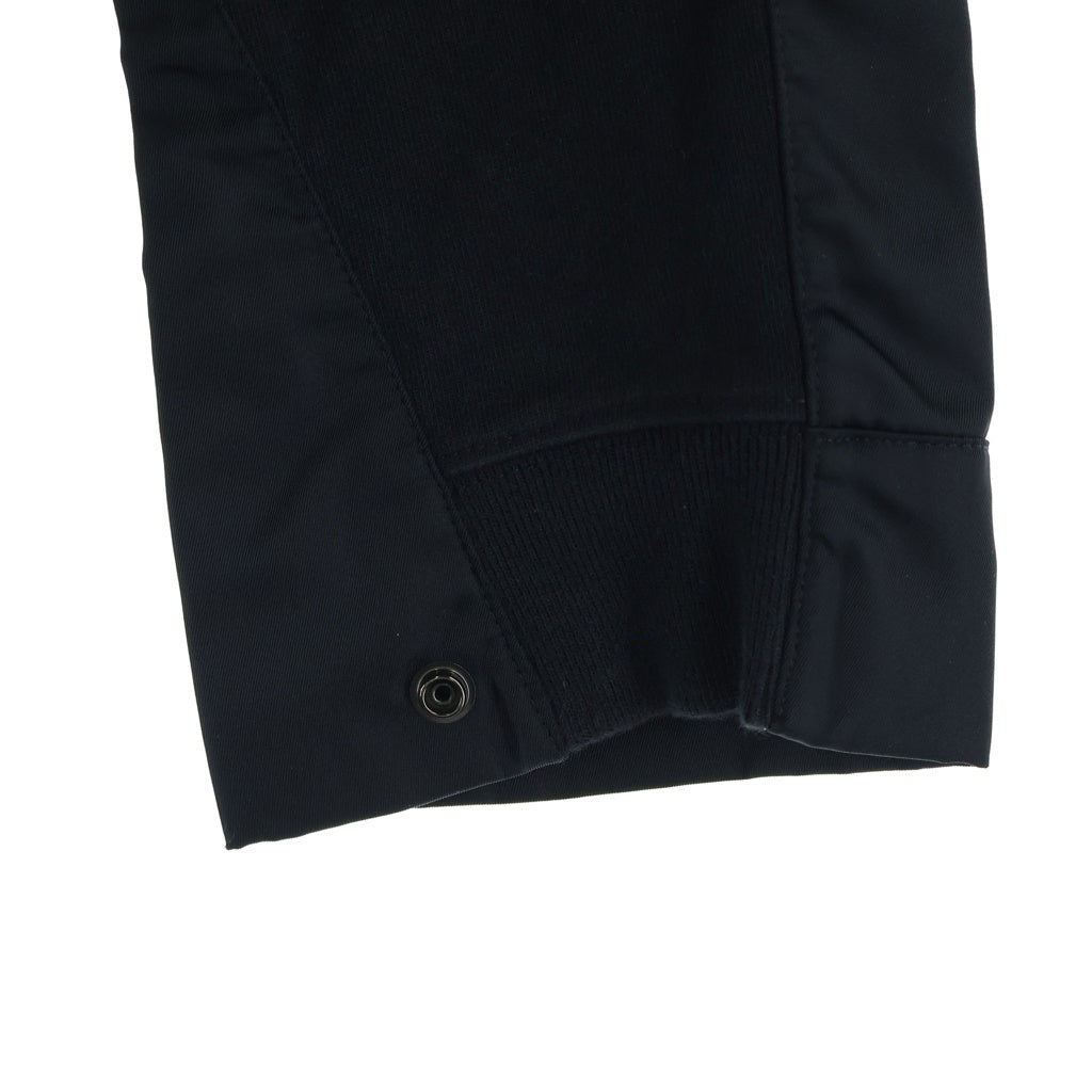 DIOR(ディオール) ×Sacai 21AW Panelled Sweatshirt 長袖 カットソー ドッキング ブラック コットン/ナイロン 213J642A0554