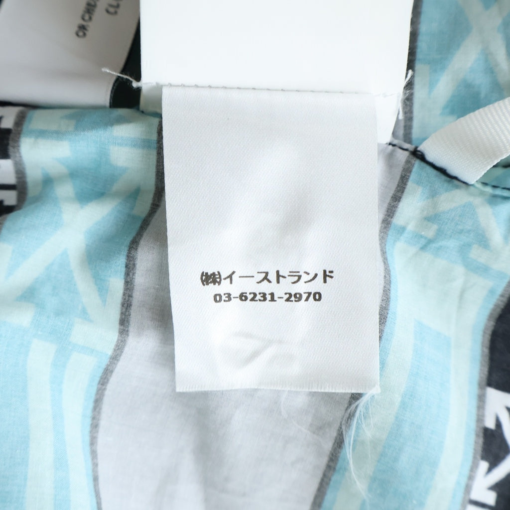 OFF-WHITE(オフホワイト) 22S 半袖シャツ ホワイト/ブラック/ブルー コットン OMGA196S22FAB004