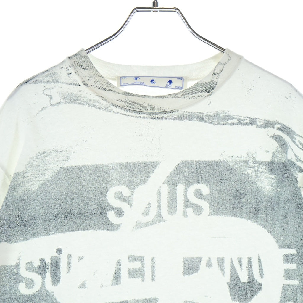 OFF-WHITE(オフホワイト) 21SS グラフィック 半袖 カットソー Tシャツ ホワイト コットン OMAA119F21JER001