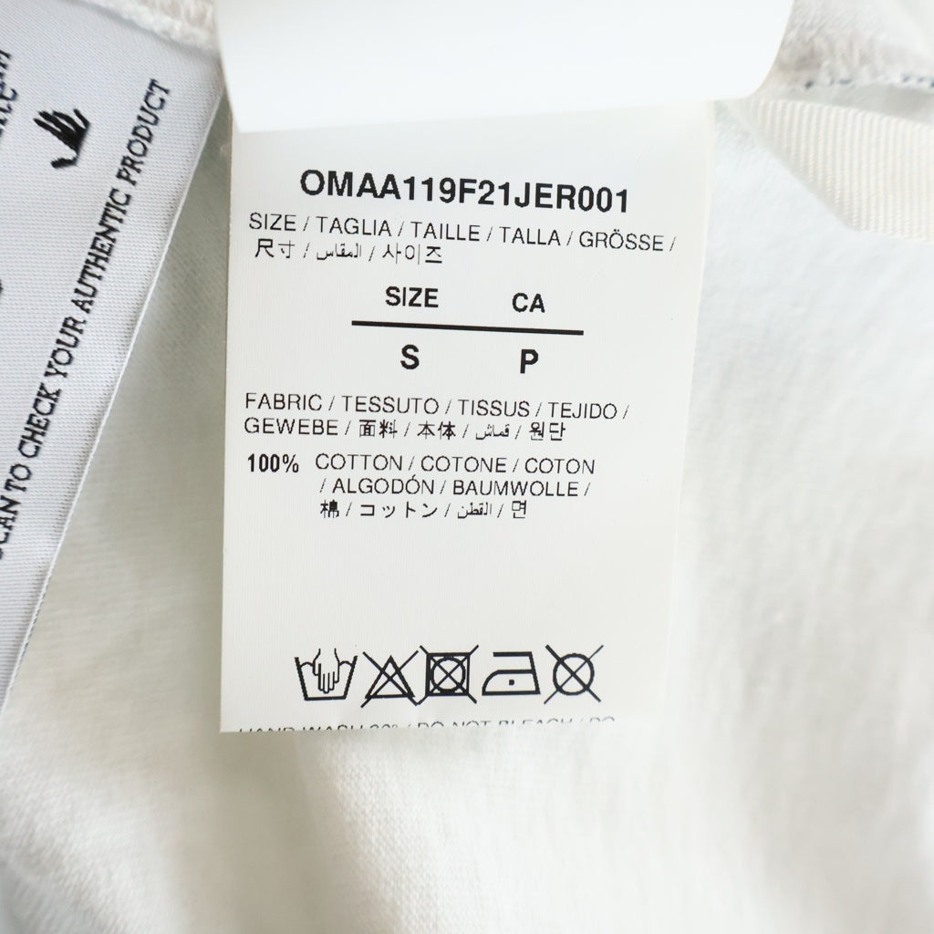 OFF-WHITE(オフホワイト) 21SS グラフィック 半袖 カットソー Tシャツ ホワイト コットン OMAA119F21JER001
