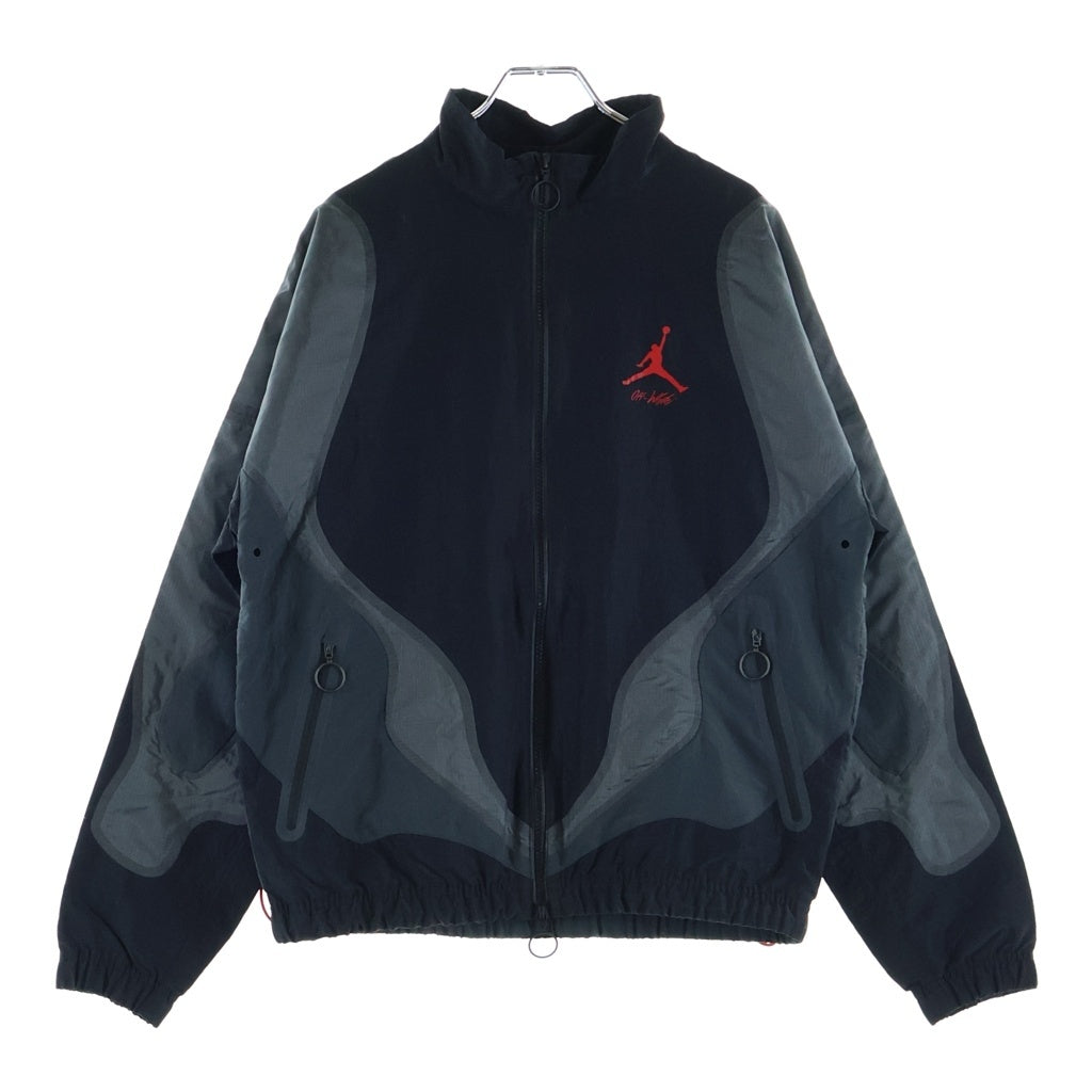 OFF-WHITE(オフホワイト) ×Jodan Woven Jacket 20SS ナイロンジャケット ブラック/レッド