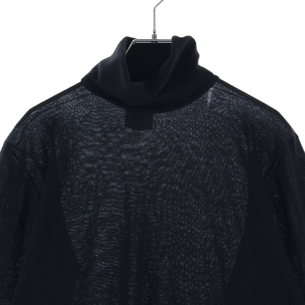 CHANEL(シャネル) タートルネック ニット ブラック コットン レディース