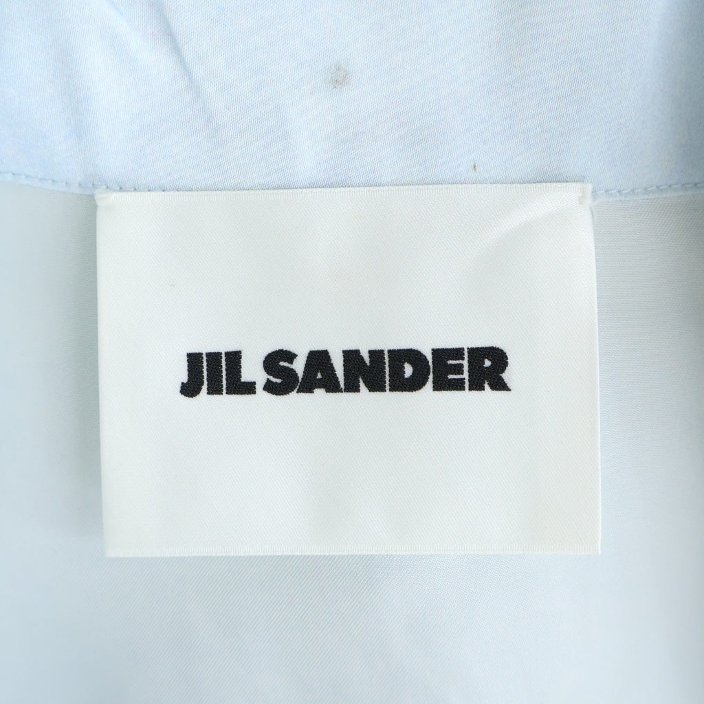 JIL SANDER(ジルサンダー) ホライゾン プリント ビスコース シャツ 長袖 ブルー/ホワイト レーヨン