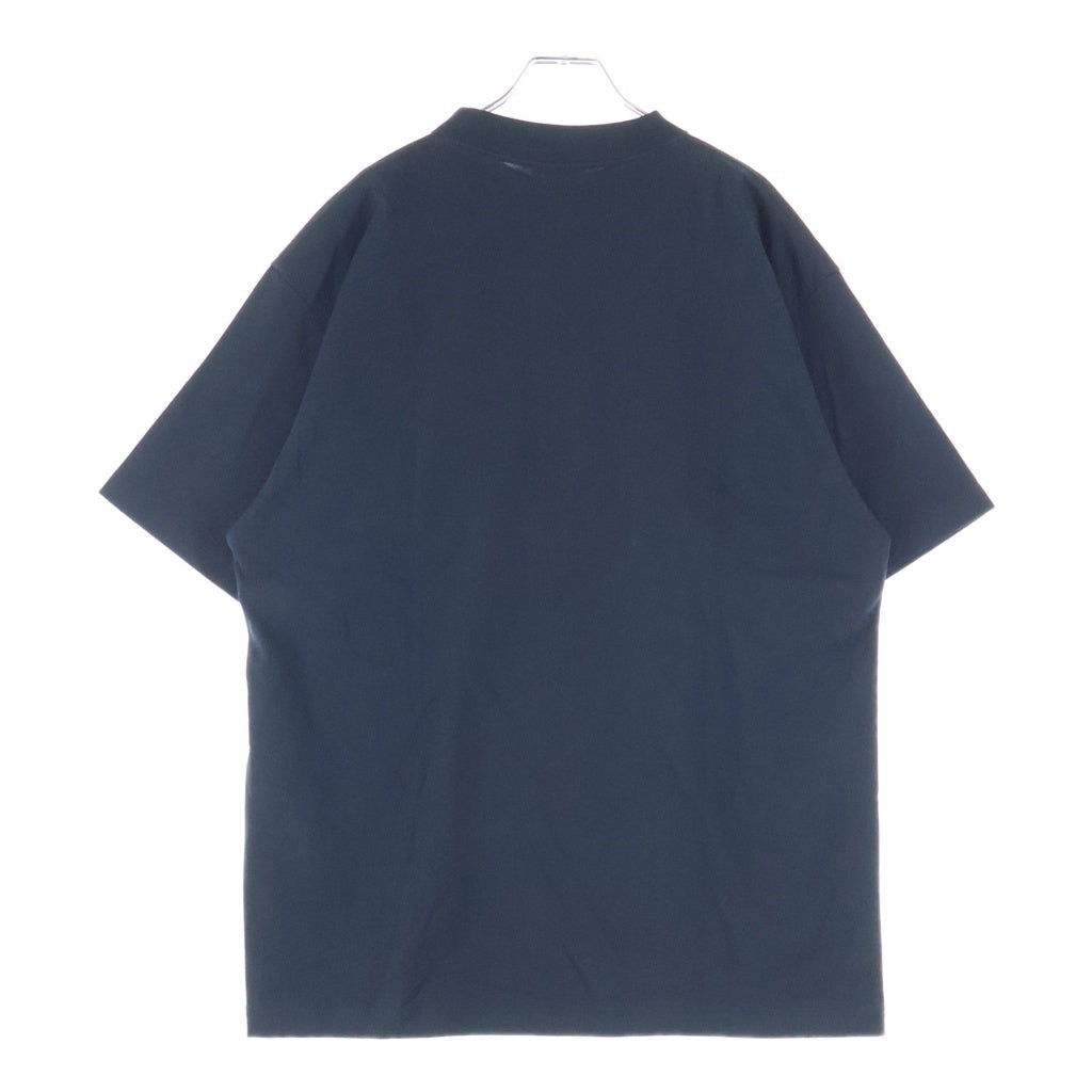 BALENCIAGA(バレンシアガ) 25SS BB Logo Medium Fit 半袖カットソー Tシャツ コットン ブラック 764235 TSVU4