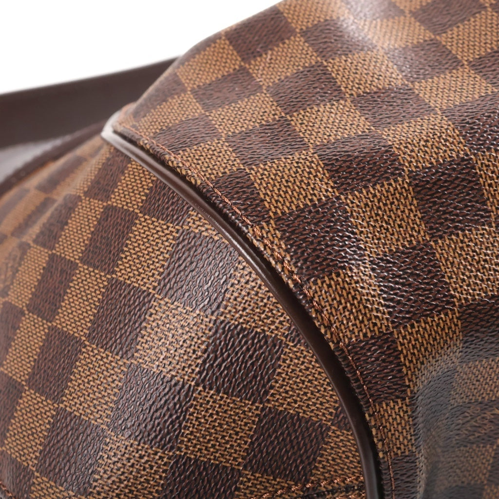 LOUIS VUITTON(ルイヴィトン) ダミエ システィナMM ワンショルダーバッグ ブラウン PVCレザー N41541 ゴールド金具 レディース