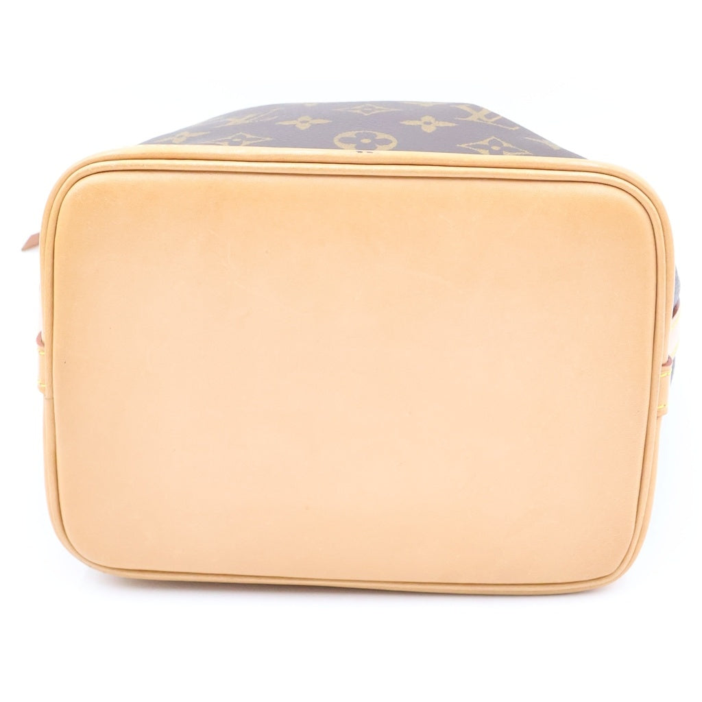 LOUIS VUITTON(ルイヴィトン) モノグラム ナノノエ ハンドバッグ ブラウン PVCレザー M42227 ゴールド金具 レディース
